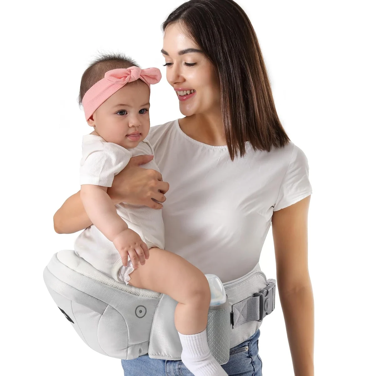 The Hip Carrier by HKAI worn on the hip